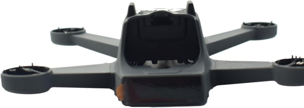 Carcasa de cuerpo de marco medio con apéndice para DJI Spark Repalcement Dron, piezas de reparación de accesorios (color  con accesorios)