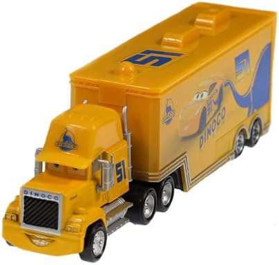 Movie Cars 2 3 Hauler Mack Truck NO.51 y Cruz Ramirez Racer Speed 2 unidades, vehículos McQueen Jackson Storm Cruz Ramírez