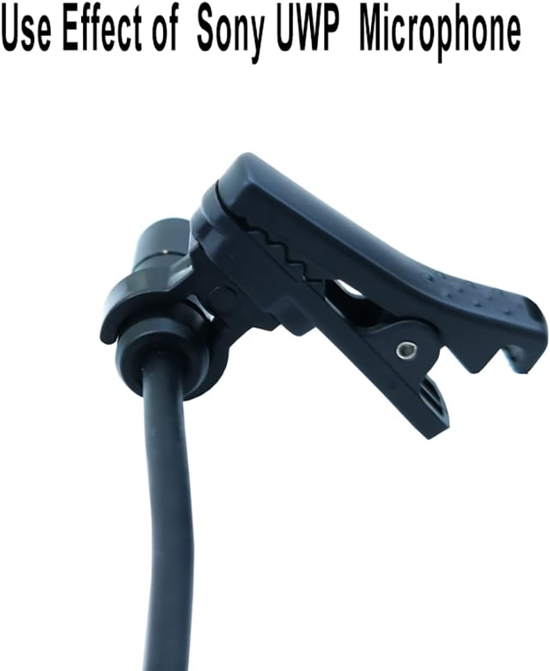 Clip de micrófono Lavalier de plástico ABS, clip de corbata tipo hebilla para Sony UWP, Saramonic, Sennheiser, micrófono de solapa Boya Lavalier,
