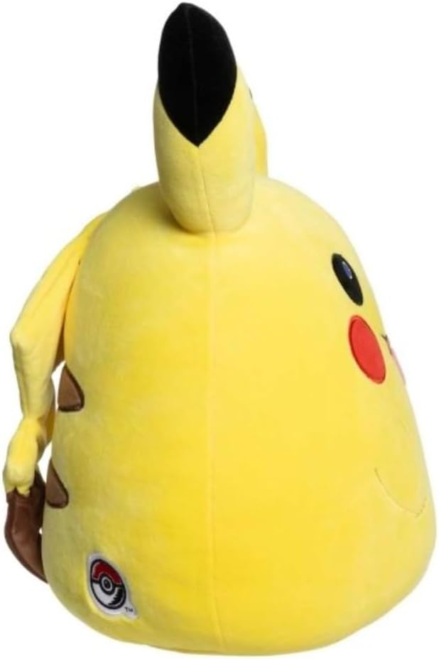 Squishmallow s Pokemon Center exclusivo de 12 pulgadas guiñando el pikachu de peluche (pikachu guiñando)