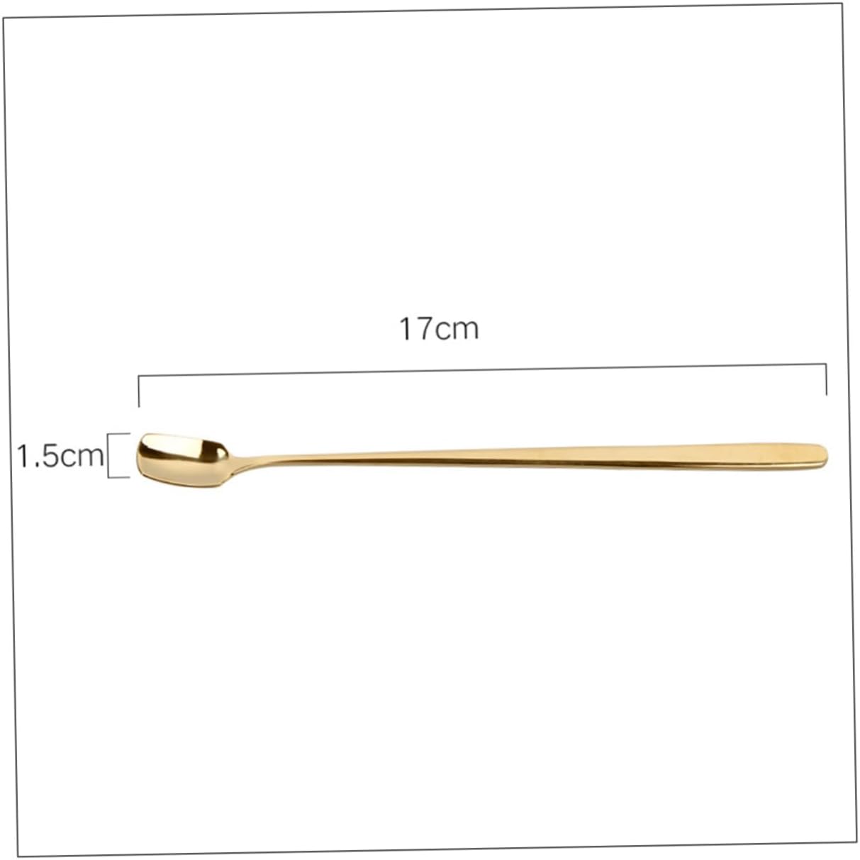 Mezclador de 2 piezas para agitadores de bebidas de café, palitos de metal para café, mango de batidor, cucharas de mezcla, agitadores de té helado,