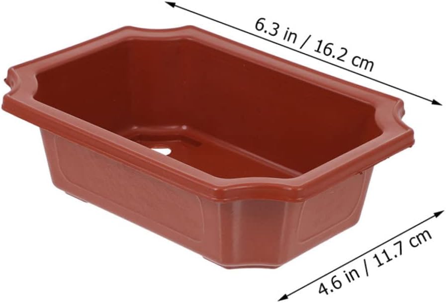 Yardwe 40 macetas de cultivo de plantas de cultivo de bonsái, macetas de cerámica para bonsái, maceta de cerámica para suculentas, macetas para