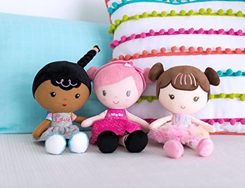 Baby Starters Peluche Snuggle Buddy – Muñeca negra de bebé, sauce, tez más oscura, 11 pulgadas