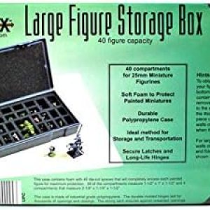 Chessex Cajas de almacenamiento de figuras juegos de rol (RPG) – Cajas de almacenamiento de figuras grandes – Figuras muy grandes – 40 figuras Chessex Cajas de almacenamiento de figuras juegos de rol (RPG) – Cajas de almacenamiento de figuras grandes – Figuras muy grandes – 40 figuras
