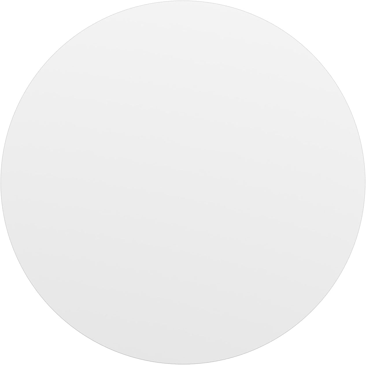 Flash Furniture Mesa redonda de 42 pulgadas, tapa laminada reversible, blancogris