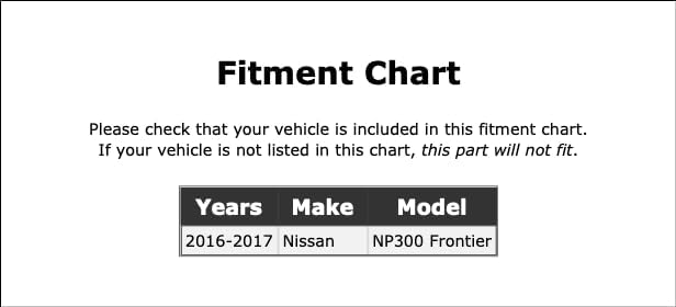 Tambor de freno trasero compatible con Nissan NP300 Frontier 2016 2017 PC-541629