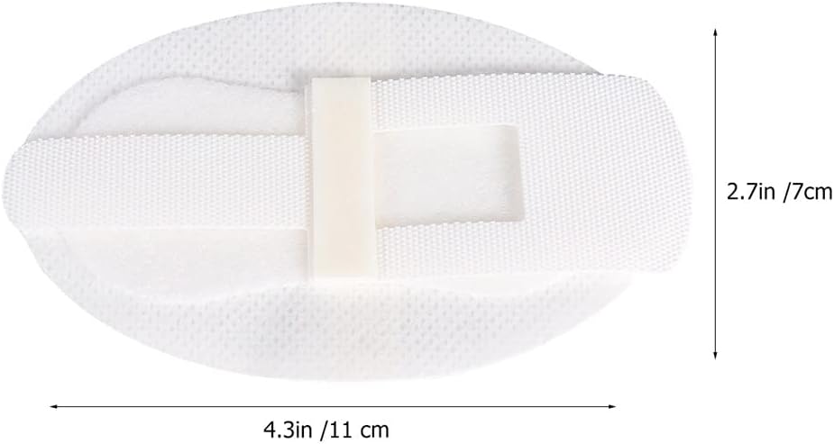 Healifty 20 pegatinas de fijación de catéter, dispositivo de estabilización de catéter, soportes de tubo de catéter, transpirables, 20 unidades
