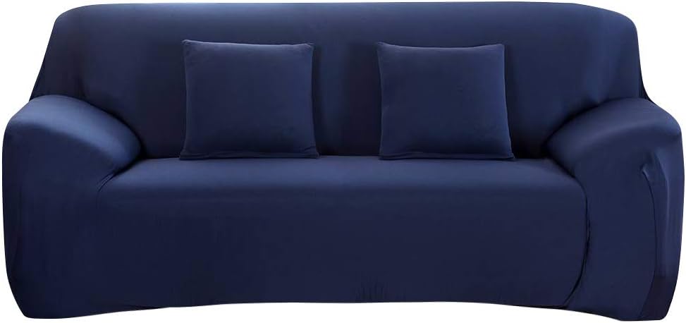 NDNCZDHC Funda de sofá elástica fácil de llevar, protector de muebles suave con parte inferior elástica, protector de sofá de poliéster y elastano,