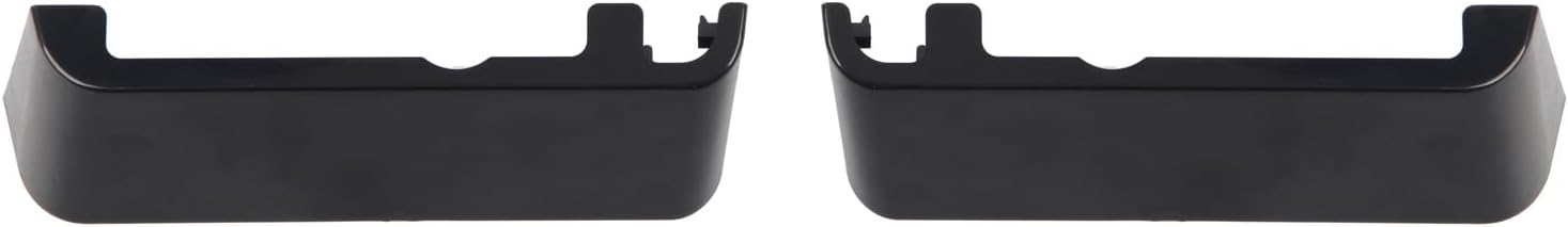 HIGH FLYING Para Toyota Prado FJ120 2003-2009 Accesorios de coche Top Roof Rack Rieles Cubierta media ABS Negro 2 unids