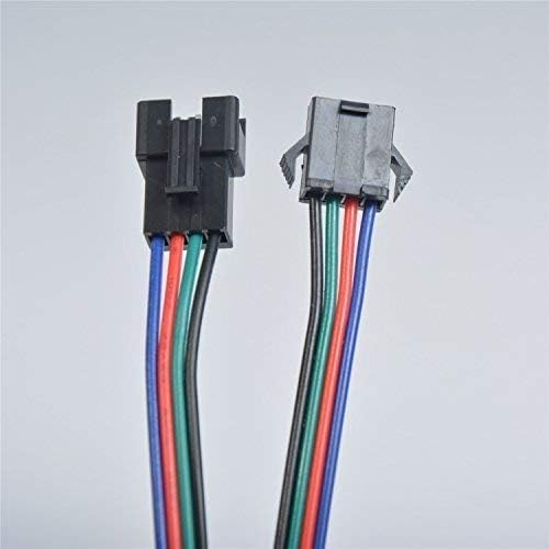 4 Pin 4P JST SM Conector Macho a Hembra JST SM Cable Conector de Enchufe para RGB LED Tira de Luz 50503528 20 Pares