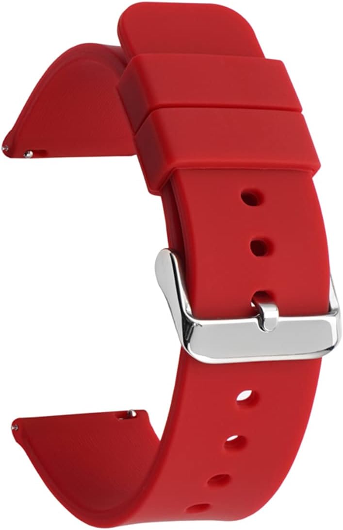 TenCloud Correas de repuesto compatibles con Ticwatch Pro 5 correas de reloj ajustables de silicona suave y deportivas, paquete de 6