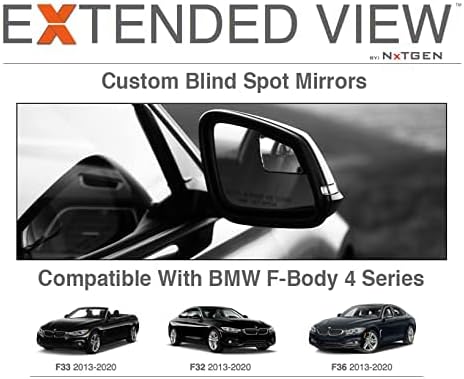 Espejos de punto ciego, compatibles con BMW Serie 4 F33 Extended View