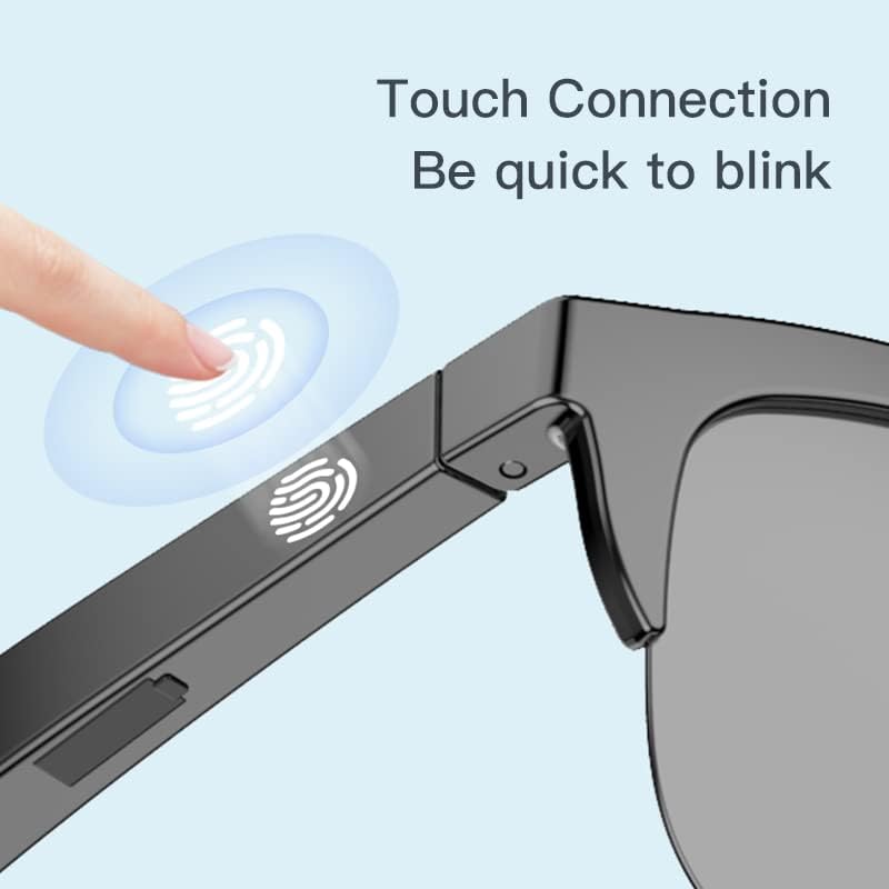 F06 – Lentes inteligentes con música de oído abierto y llamadas manos libres, gafas de audio Bluetooth para hombres y mujeres, sonido de oído