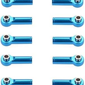 Piezas y accesorios 10pcs M4 Metal Tie Push Link Rod End Joint Ball Head Holder para 18 y 110 RC Truck Buggy Crawler Car Accessory – (color azul) Piezas y accesorios 10pcs M4 Metal Tie Push Link Rod End Joint Ball Head Holder para 18 y 110 RC Truck Buggy Crawler Car Accessory – (color azul)