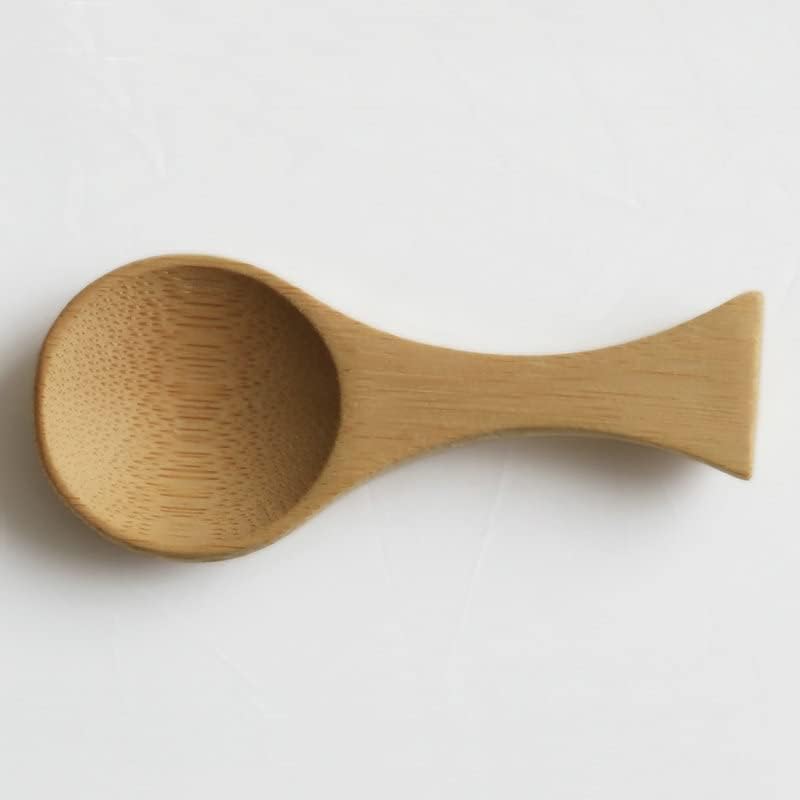 12 cucharas de té de bambú, cucharas de sal de baño, cuchara de condimento de madera para té suelto, dulces, especias, granos de café, 3.54 x 1.65