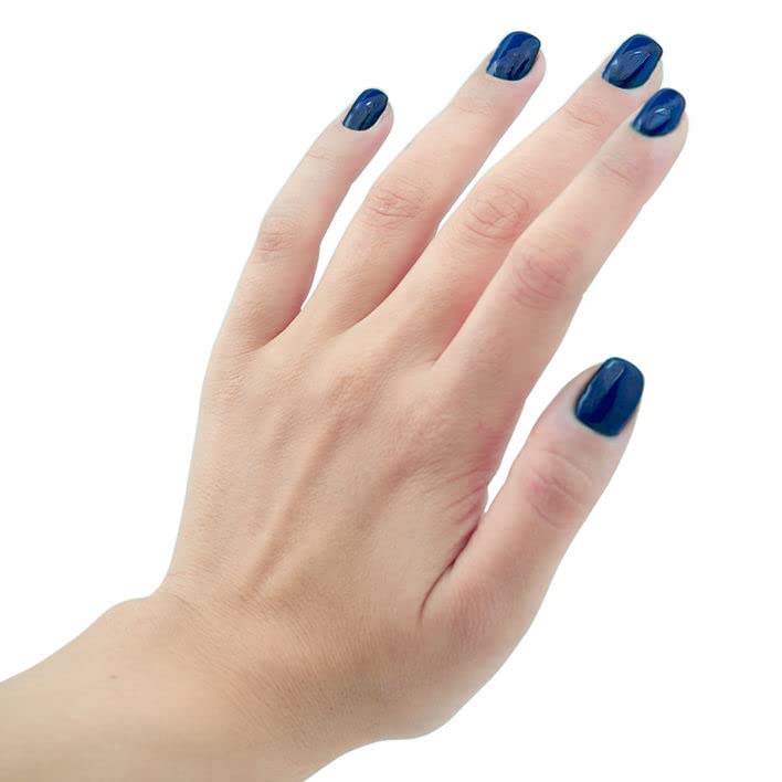Esmalte de gel azul tinta, esmalte de uñas de gel natural con pigmentos orgánicos, esmalte de gel de uñas UV para remojar el esmalte de uñas de