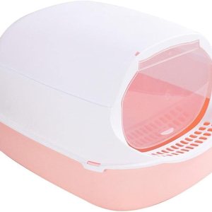 Caja de arena para mascotas para orinal completamente cerrada, desodorante, gatito, a prueba de salpicaduras, inodoro, limpieza de interiores, arena Caja de arena para mascotas para orinal completamente cerrada, desodorante, gatito, a prueba de salpicaduras, inodoro, limpieza de interiores, arena