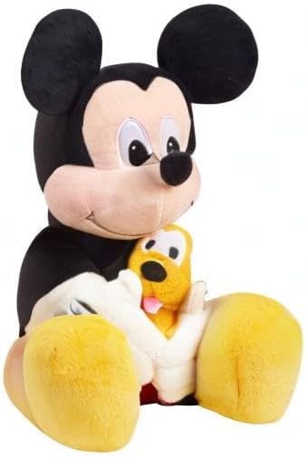 Disney Classics Lil Friends Mickey Mouse y Pluto – Animal de peluche grande de 11.5 pulgadas, juguetes para niños a partir de 2 años Just Play