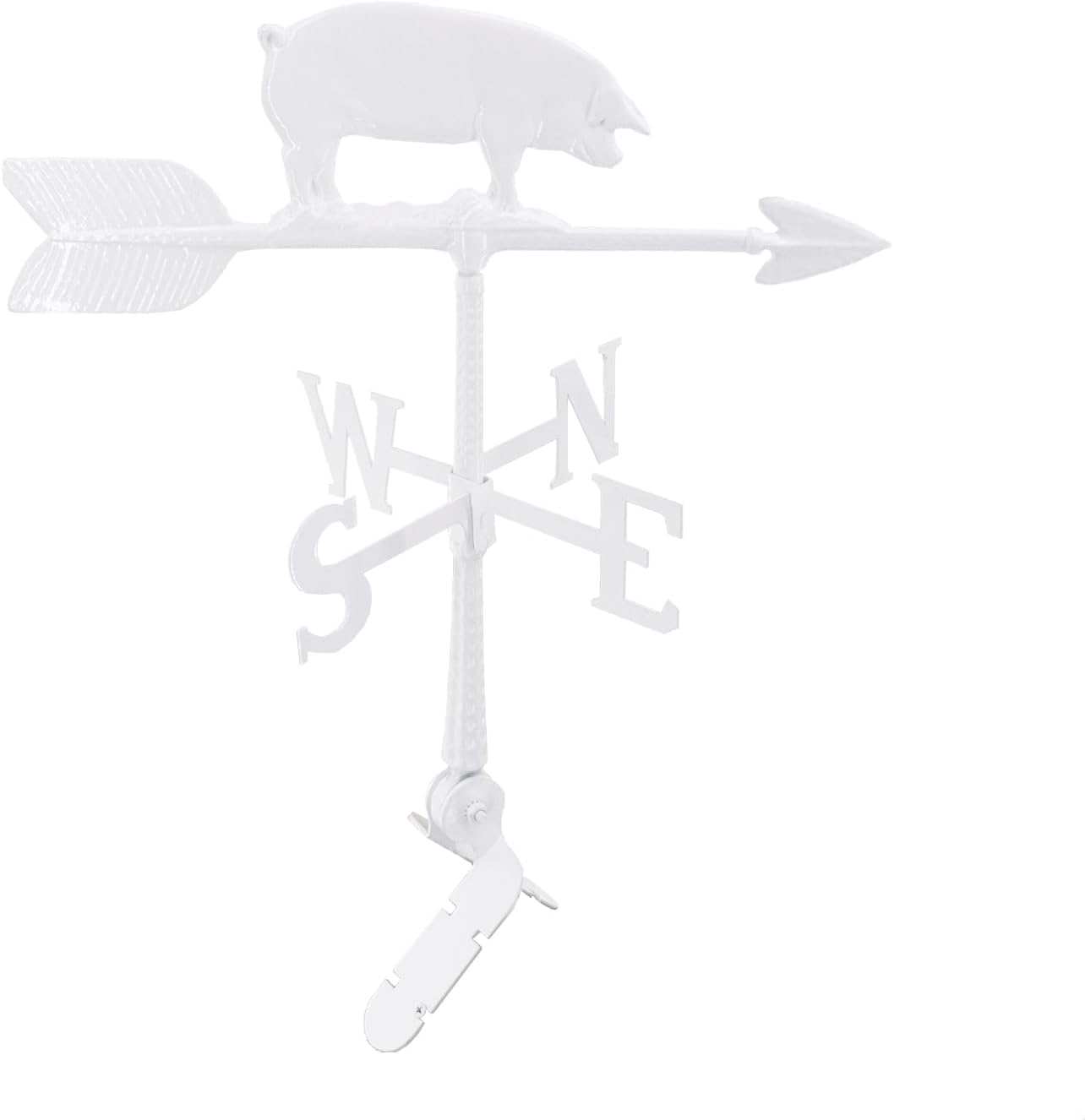 Veleta de aluminio de 24  – Veleta al aire libre con adorno – Decoración de techo de metal – Montaje incluido (4 a elegir) – Veleta de aluminio