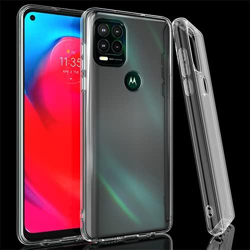 PT Funda de TPU Flexi Candy Skin para Motorola Moto G Stylus 5G 2021 (XT2131DL) + soporte de regalo (transparente)