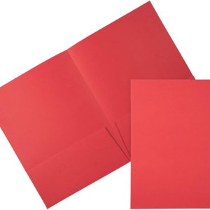 JAM Paper, dos carpetas de bolsillo de tela negra, paquetes de varios tamaños, rojo (Red Linen) JAM Paper, dos carpetas de bolsillo de tela negra, paquetes de varios tamaños, rojo (Red Linen)