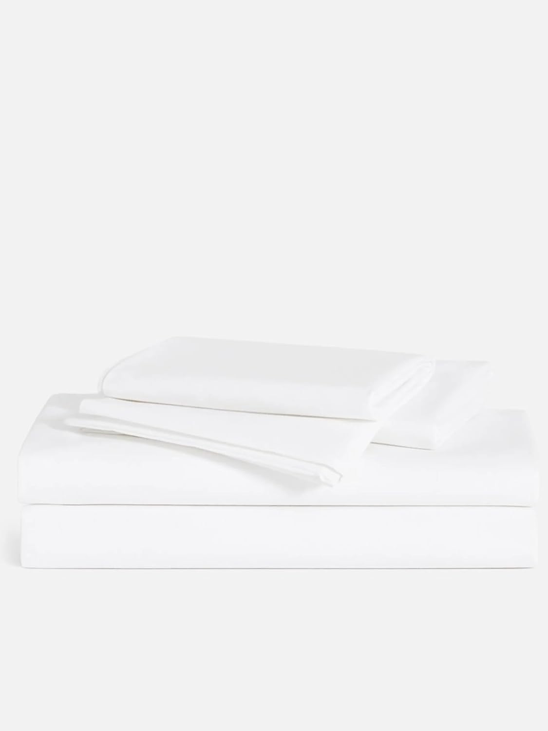 Rachel Anne Linens Luxe – Juego de sábanas de satén de lujo de 500 hilos, juego de 4 piezas, sábana bajera, sábana encimera y 2 fundas de almohada