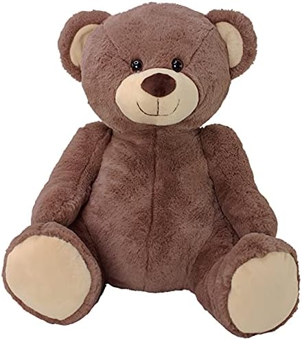 Oso de peluche de peluche para niños, 16 pulgadas, marrón café, cacao