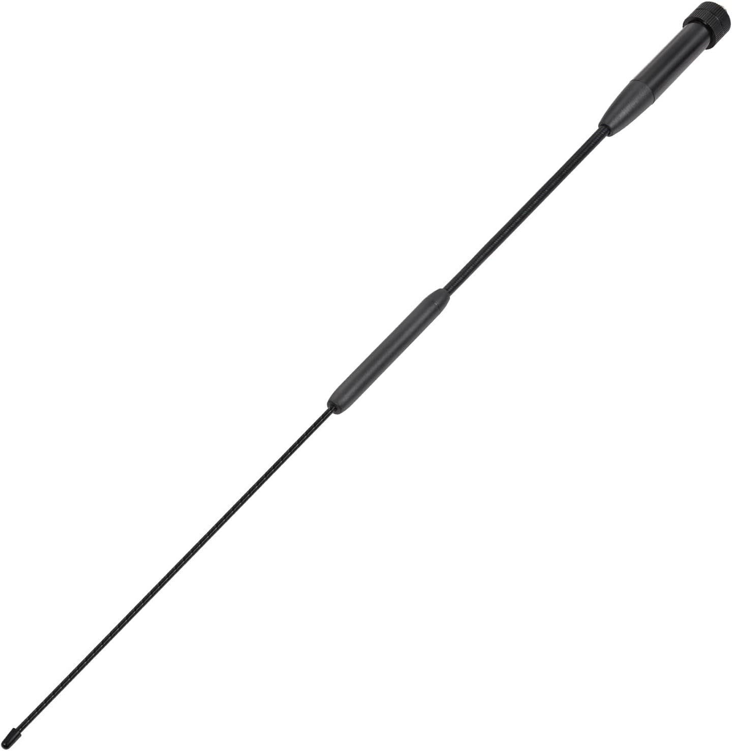 Eightwood Antena de látigo hembra SMA de doble banda VHF UHF 144430 Mhz antena de 14 pulgadas 2 unidades para radios Baofeng UV-5R UV-82 BF-F8HP