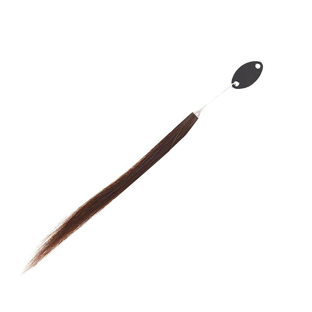 30 mechones por juego de muestras de cabello humano 100% prueba de anillos de color para extensiones de cabello humano y peluquería de salón de