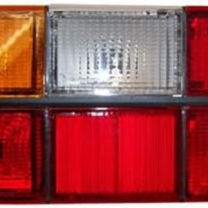 Conjunto de luz trasera completa para Volvo 240, DL, GL, 244 Moldeo central negro lado izquierdo 1372449 Conjunto de luz trasera completa para Volvo 240, DL, GL, 244 Moldeo central negro lado izquierdo 1372449