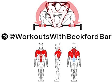 Barra de realce para gimnasio en casa, entrenamiento de estabilidad superior del cuerpo, pecho portátil + constructor de fuerza central