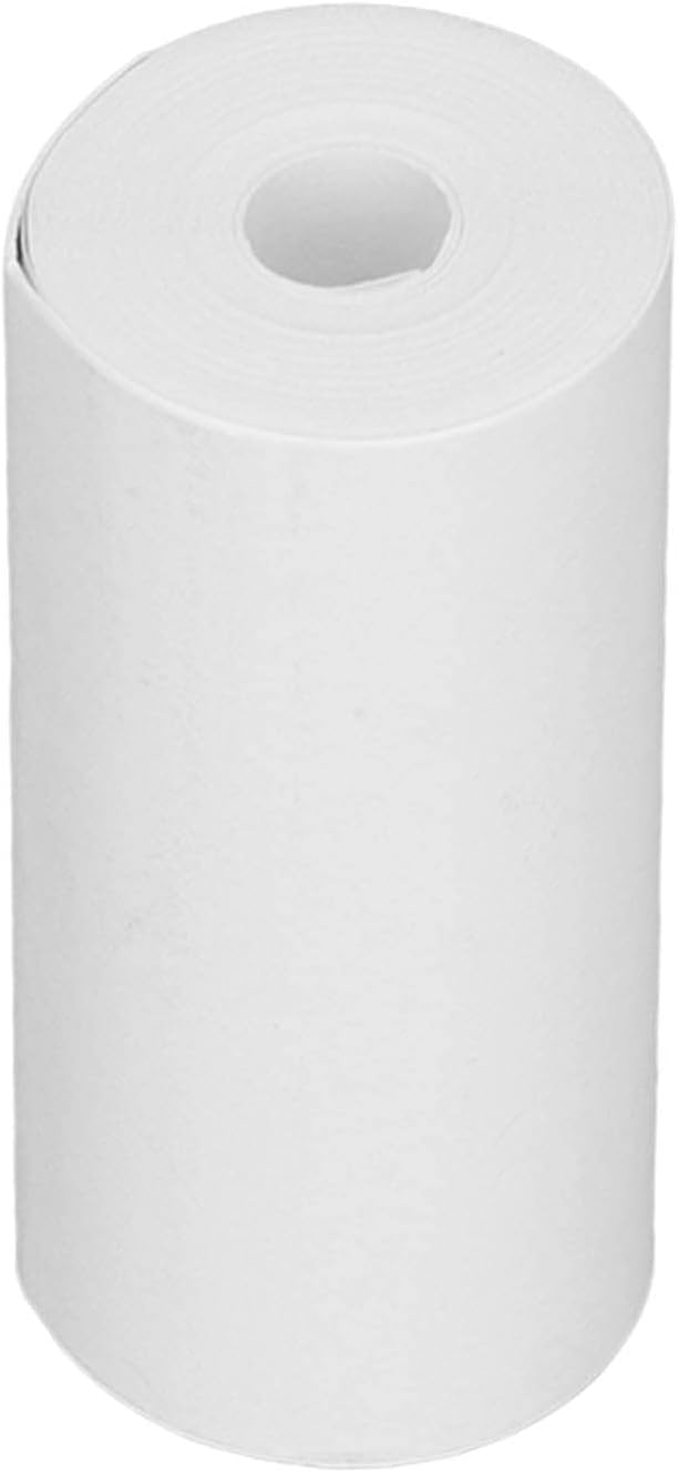 10 rollos de papel térmico para impresora térmica, 2.24 x 0.98 pulgadas, papel térmico termosensible blanco imprimible para impresora pequeña