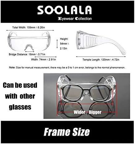 Gafas de seguridad transparentes antivaho para mujeres y hombres, gafas de seguridad antiarañazos, protección ocular, gafas de disparo, gafas