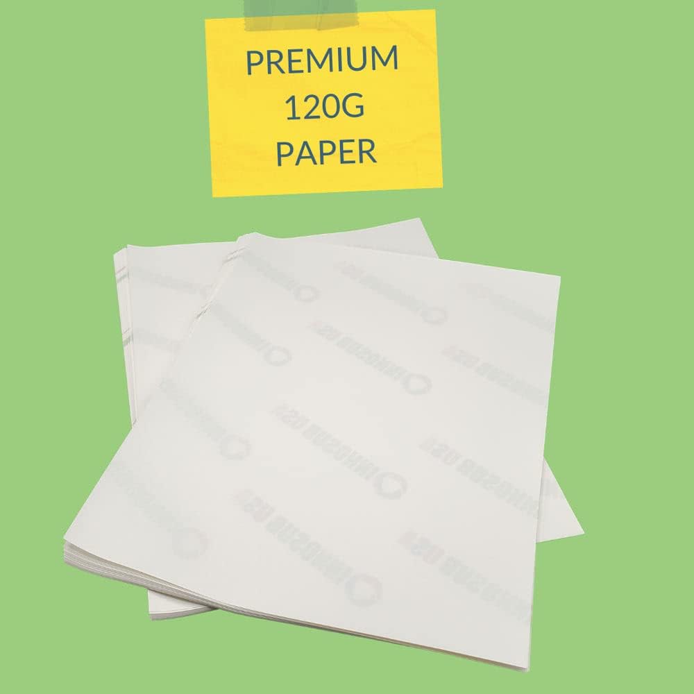 INNOSUB INNOSUB USA – Papel de transferencia de sublimación de tinte para impresoras de inyección de tinta (paquete de 60 hojas) de 8.5 x 11