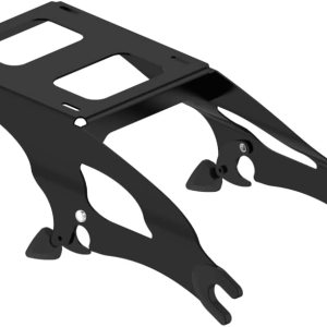 Advanblack Estante de montaje desmontable para jefe indio, jefe indio, caballo oscuro, maestro de carretera, Challenger indio (negro) Advanblack Estante de montaje desmontable para jefe indio, jefe indio, caballo oscuro, maestro de carretera, Challenger indio (negro)