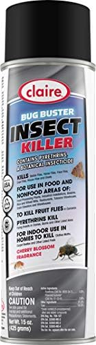 Claire CL271-12pk insecticida mata insectos 15 onzas. Peso neto, 12 unidades