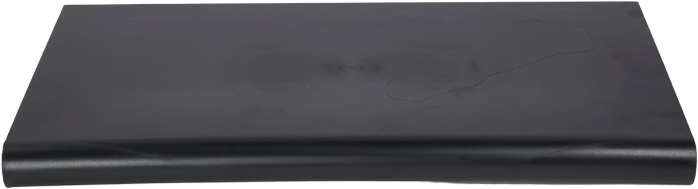 Bullnose – Estante moldeado por inyección negro, 13 pulgadas de ancho x 24 pulgadas de largo