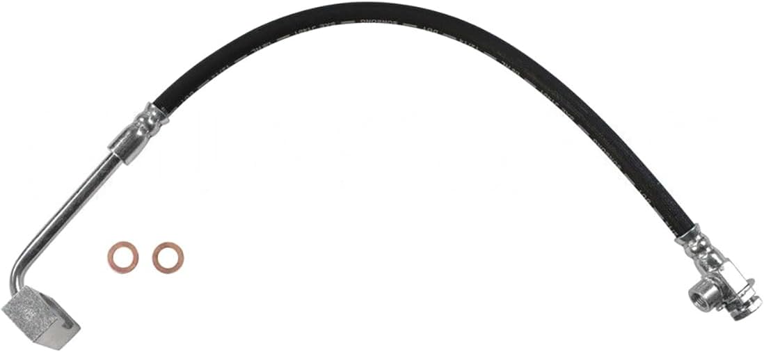 2 piezas de manguera hidráulica de freno delantero para Ford F-250 1990 1991 1992 1993 1994 compatible con Ford F-350 1990 1991 1992 1993 1994
