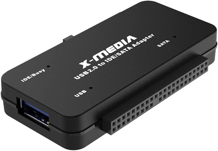 XM-UB2235S Convertidor de adaptador USB 2.0 a IDE SATA, lectoradaptador de disco duro externo – Compatible con unidad de disco duro HDDSSD de 2.53.5