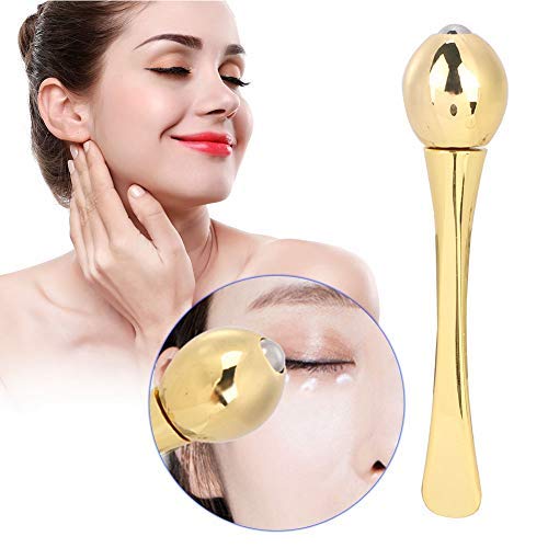 Palitos de masaje de crema para ojos, aplicador de crema de ojos de aleación de zinc, antiarrugas, alivio de fatiga ocular, palo de masaje para