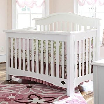 Kit de conversión de tamaño completo para cunas Lajobi Babi Italia, Bonavita, Europa Baby y Kathy Ireland  Múltiples acabados disponibles (blanco)