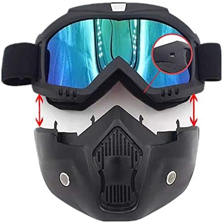 Gafas de motocicleta, máscara de motocross, máscara de motocross, gafas militares tácticas de combate, gafas de paintball CS