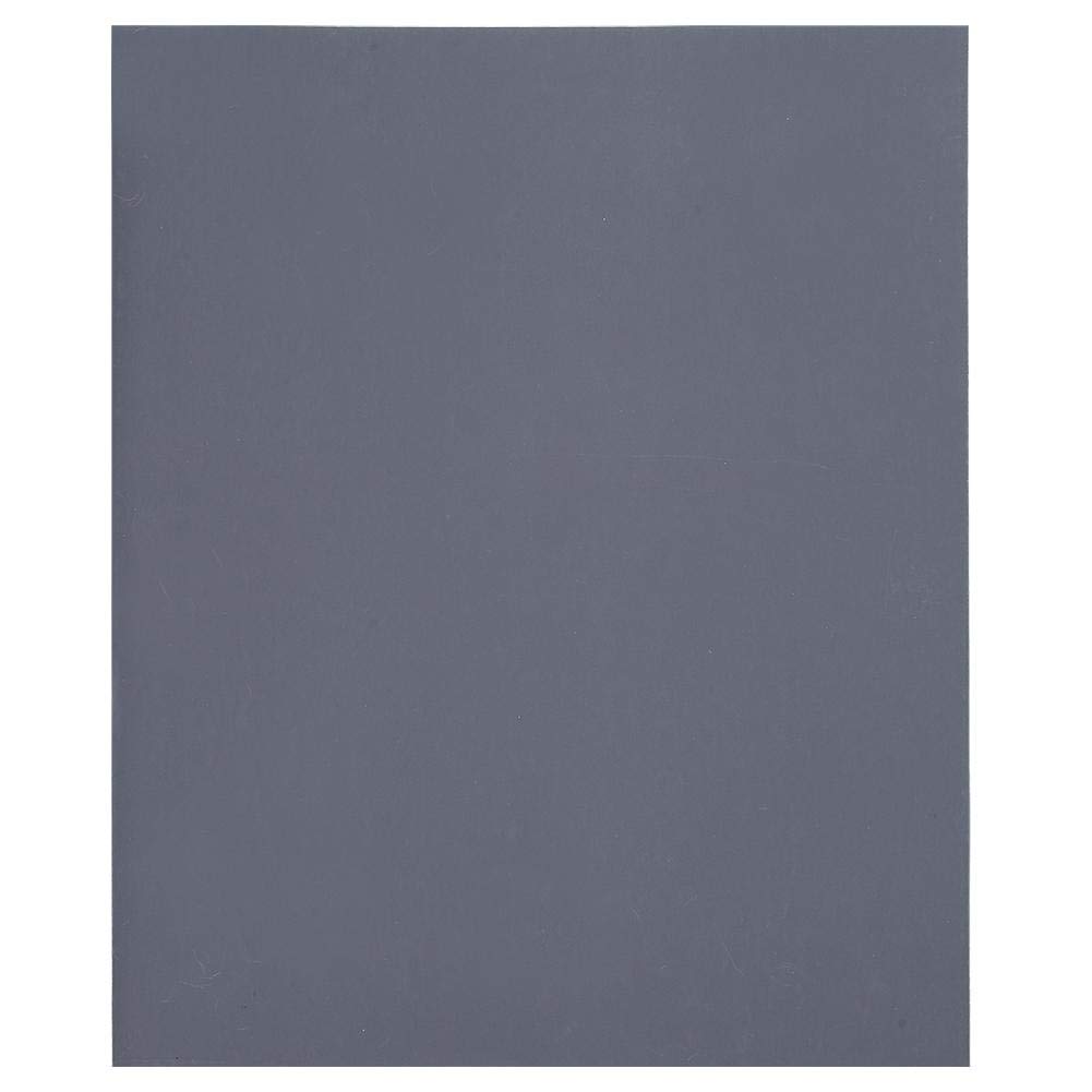100 piezas de papel abrasivo, papel de lija de grano surtido P2500, impermeable, húmedo, seco, doble uso, rápida disipación de calor para muebles,