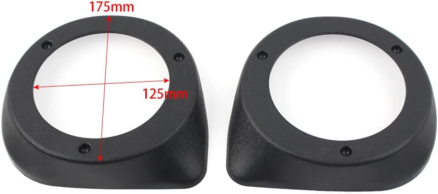 GZYF Carenados de pierna ventilada inferior para motocicleta con cápsulas de caja de altavoces de 6.5 pulgadas, cubierta de parrilla de altavoz para