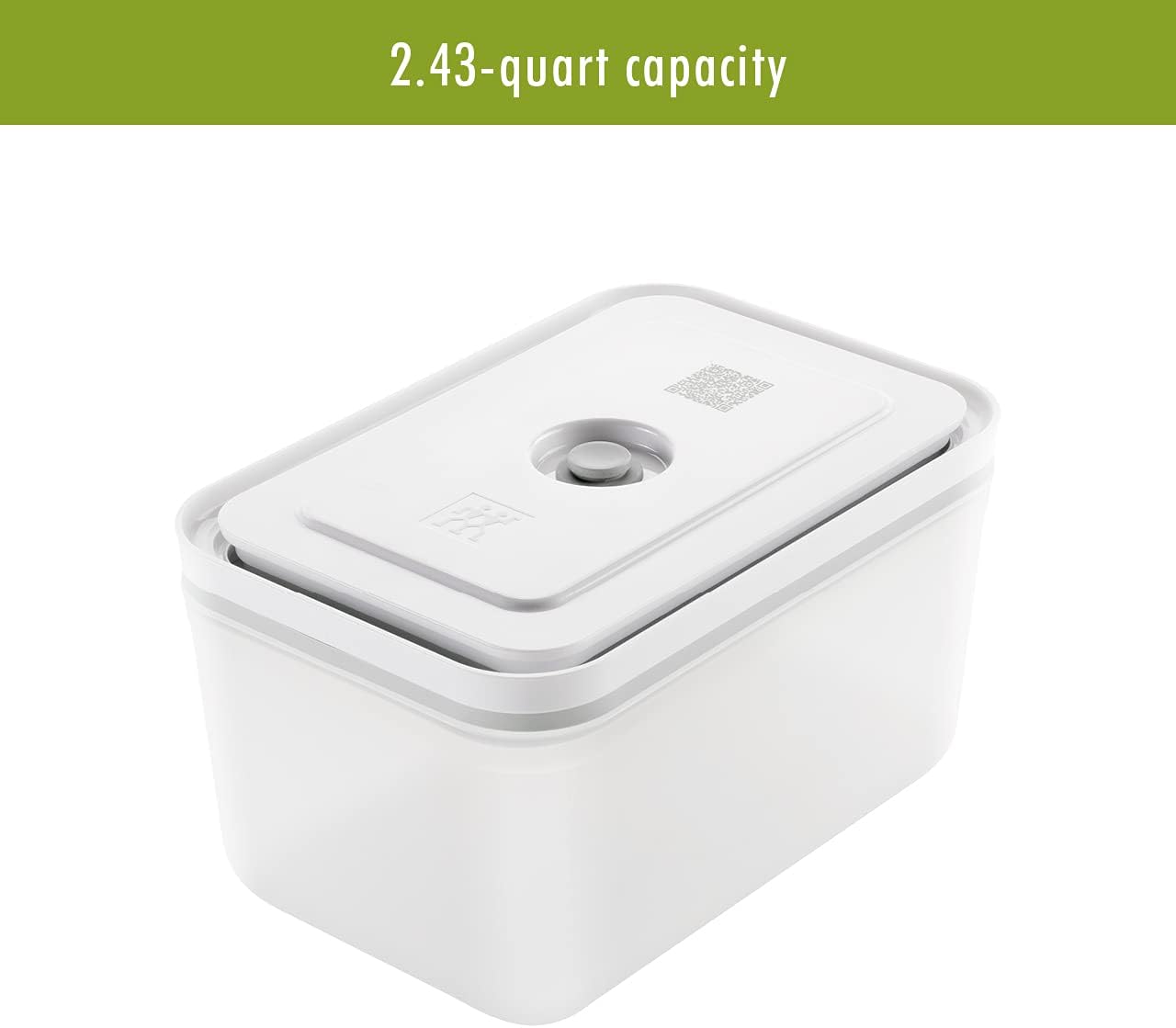 ZWILLING Recipiente hermético grande de almacenamiento de alimentos Fresh & Save, contenedor de preparación de comidas, sin BPA
