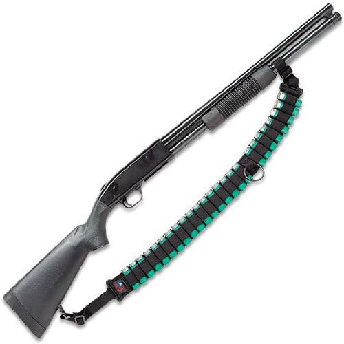 MOSSBERG 590 – Eslinga de munición para escopeta (25 conchas) fabricada en Estados Unidos.