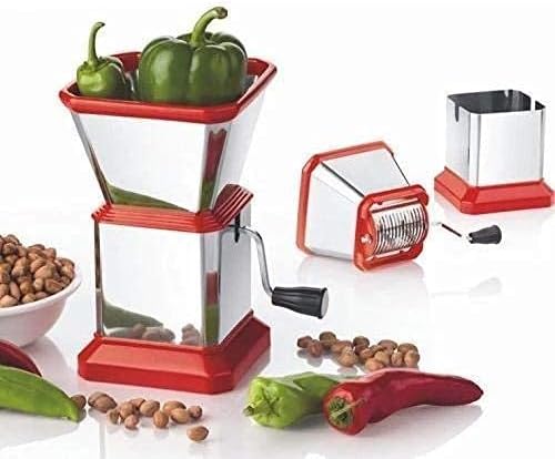 Cortador de verduras de acero inoxidable cebolla fría seca fruta y verduras picadora para cocina accesorio de cocina
