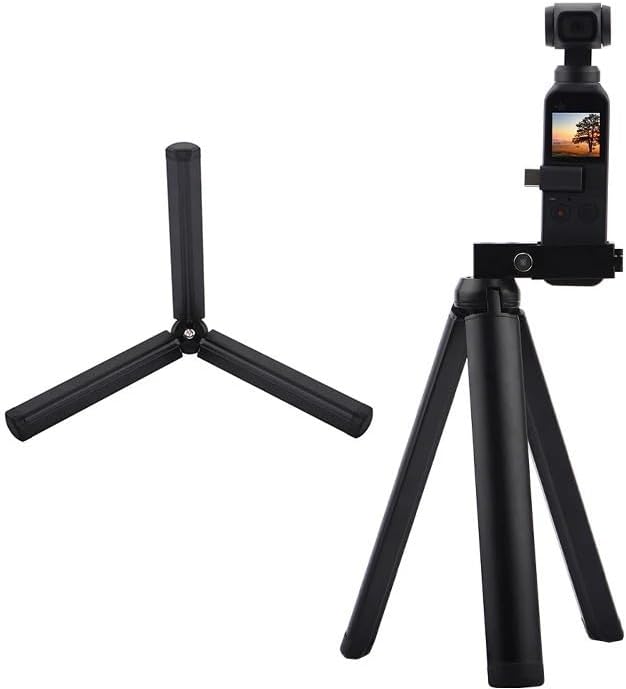 Portable Aluminum Alloy Tripod & Module Camera Mount Adapter 14″ Screw Port Handheld Gimbal Accessories for DJI Osmo Pocket 2
