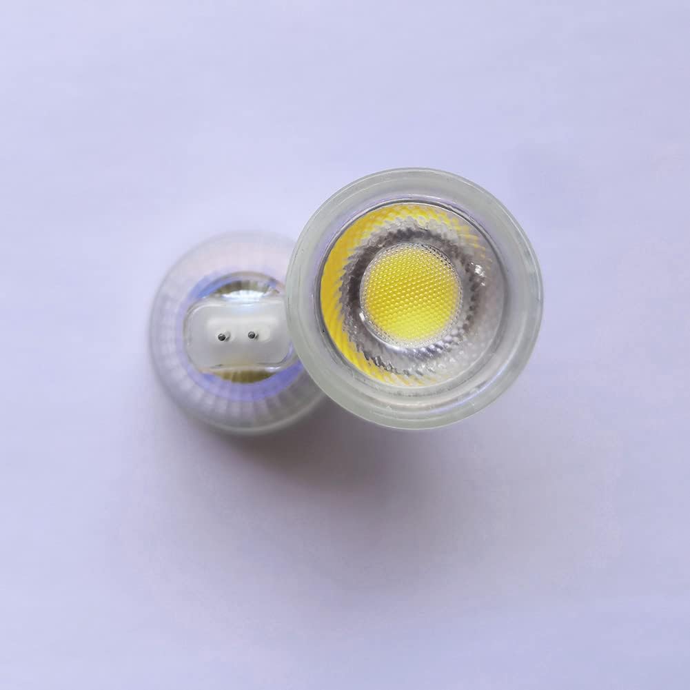 MR11 nimi spot Light gu5.3 Base 130V 120V 3W 6000KL bombilla LED reemplazar 20w 35W bombilla halógena (4pcs 110-130V 6000K bombillas)