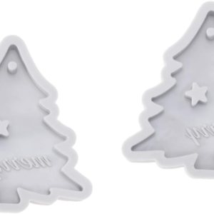 BESTOYARD 2 moldes para fondant de Navidad para tartas de Navidad, chocolates, hechos en casa, para hornear, cupcakes, dulces de Navidad, capacillos BESTOYARD 2 moldes para fondant de Navidad para tartas de Navidad, chocolates, hechos en casa, para hornear, cupcakes, dulces de Navidad, capacillos